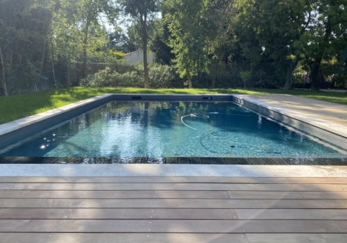 Piscine 5x10 / volet / pompe à chaleur / sel / électrolyse 